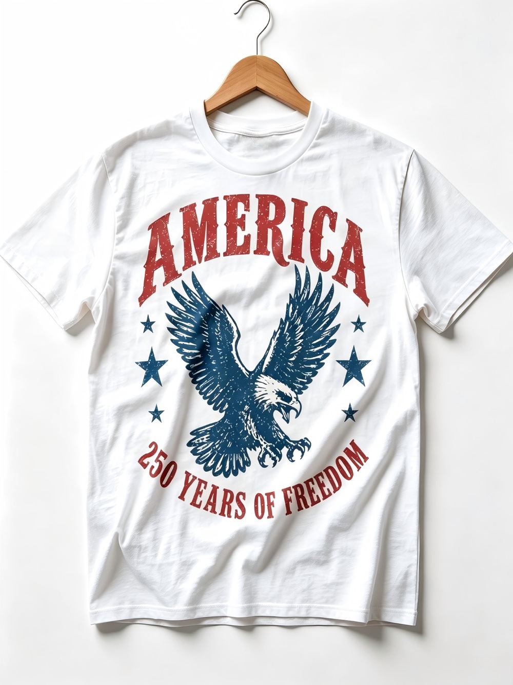 AMERICA Patriotic Eagle Graphics Womens Mens T-shirt Unisex